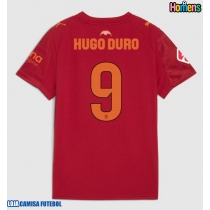 Camisa de Futebol Valencia Hugo Duro #9 Equipamento Secundário 2025-26 Manga Curta